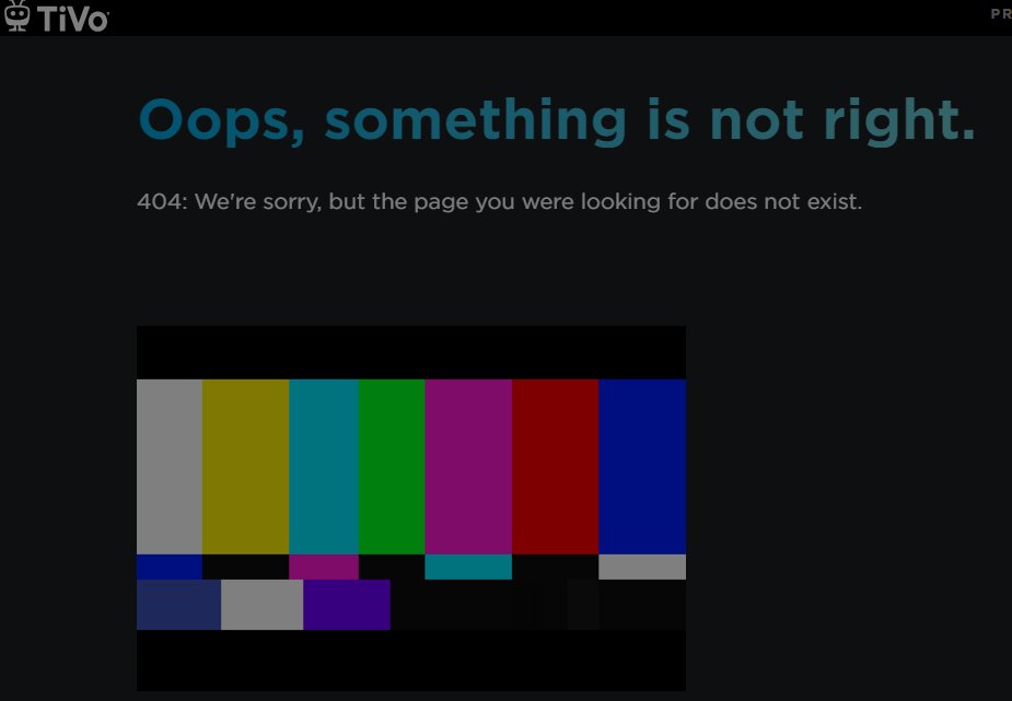 Bad spam from <a href="/TiVo/">TiVo</a> with SHOP NOW link sending us a 404 error.