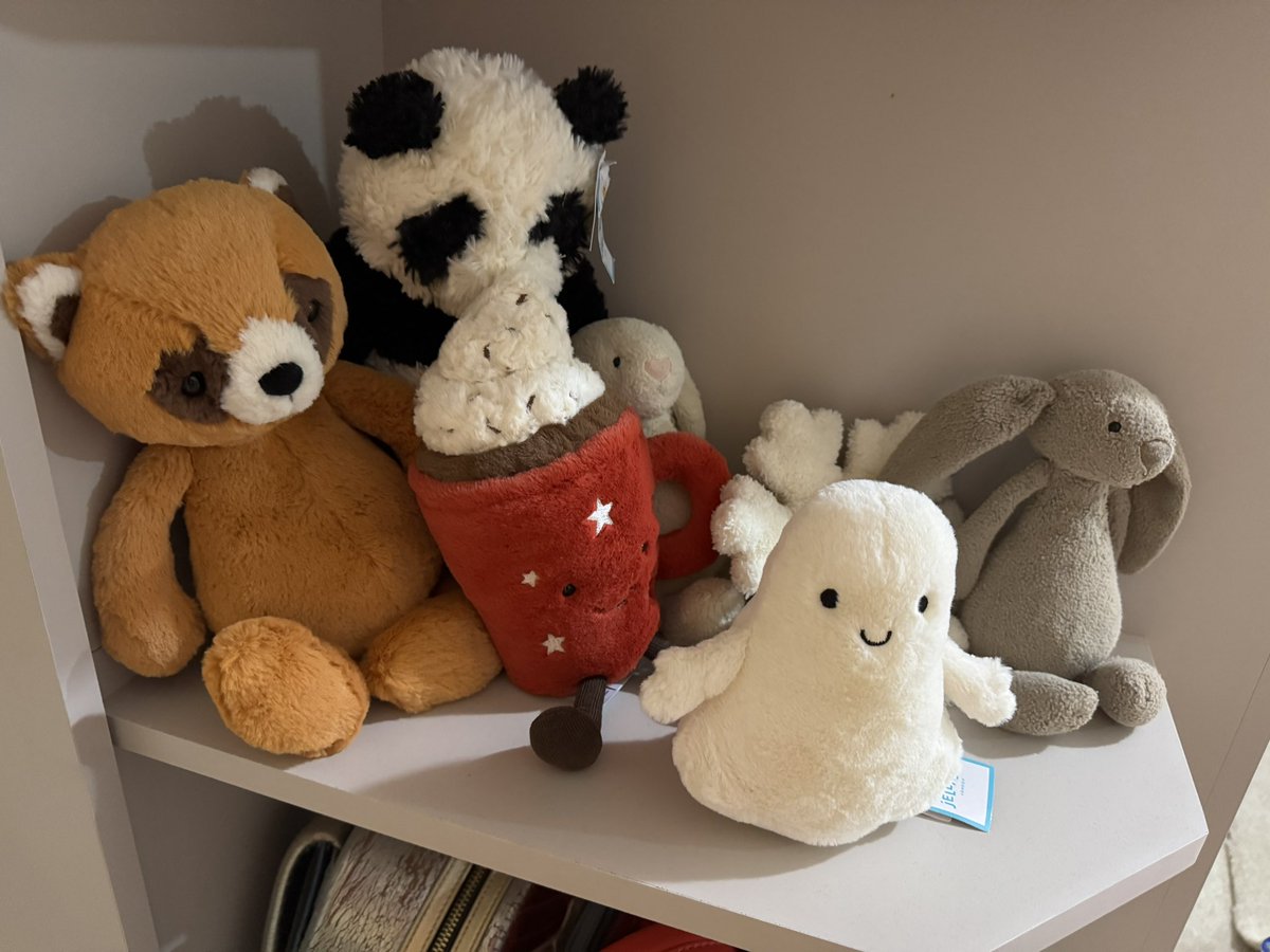 katie_longley's tweet photo. @JohnLewisRetail We love jelly cats in our household! Here are a few of our collections dotted around the house 

#JLChristmas https://t.co/2HBoQ5N17a