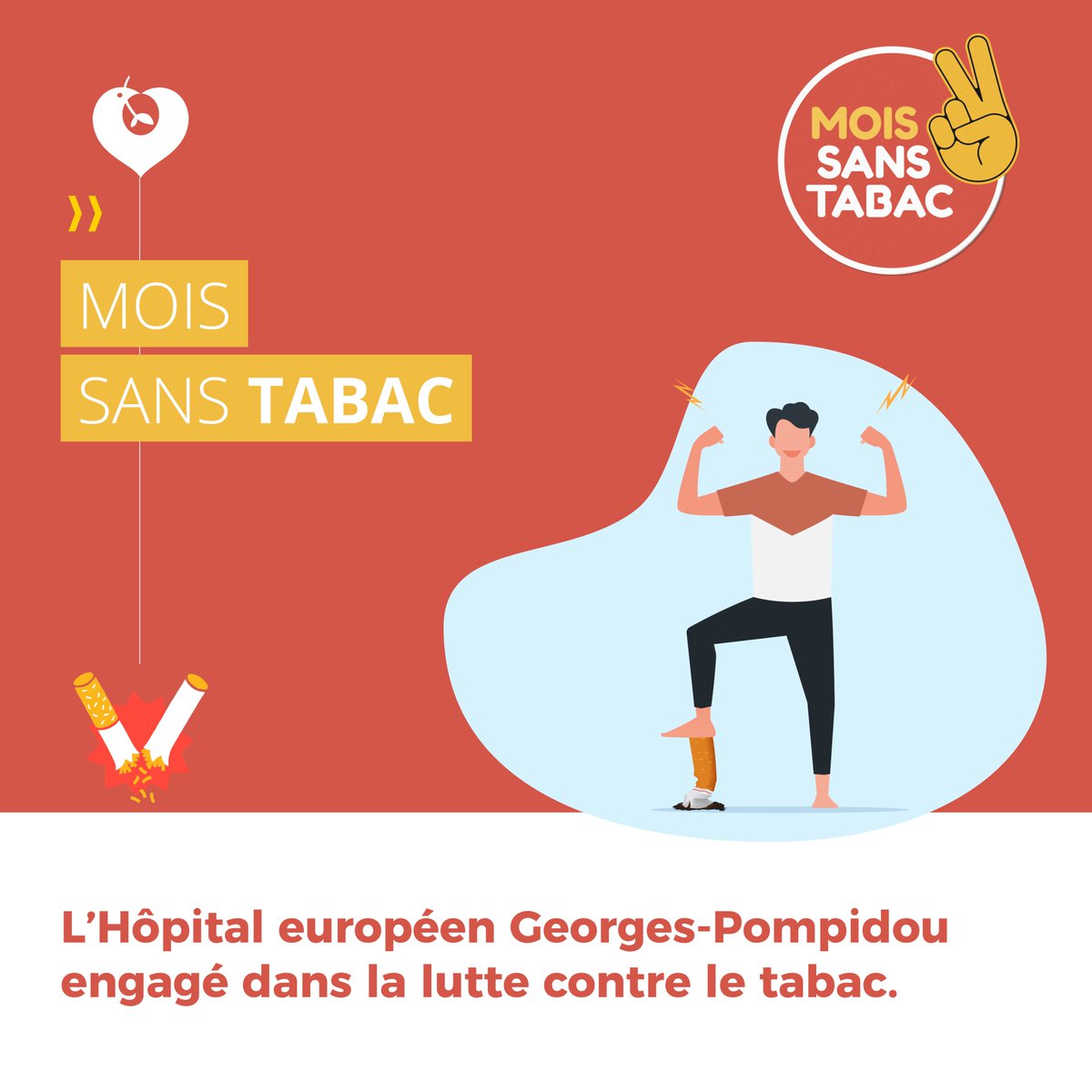 Hôpital européen Georges-Pompidou AP-HP (@hopitalpompidou) on Twitter photo #Moisanstabac
Lancement du mois sans tabac à l'<a href="/HopitalPompidou/">Hôpital européen Georges-Pompidou AP-HP</a>
<a href="/APHP/">Assistance Publique – Hôpitaux de Paris (AP-HP)</a>
En novembre on arrête ensemble !
<a href="/MoisanstabacIDF/">Mois Sans Tabac IDF</a> <a href="/Mois_sans_tabac/">#MoisSansTabac</a> #Moisanstabac
Lancement du mois sans tabac à l'<a href="/HopitalPompidou/">Hôpital européen Georges-Pompidou AP-HP</a>
<a href="/APHP/">Assistance Publique – Hôpitaux de Paris (AP-HP)</a>
En novembre on arrête ensemble !
<a href="/MoisanstabacIDF/">Mois Sans Tabac IDF</a> <a href="/Mois_sans_tabac/">#MoisSansTabac</a>