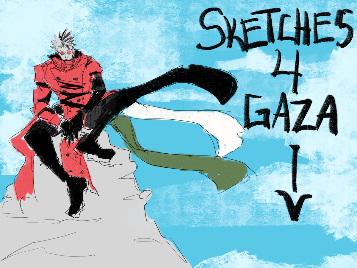 In the wake of recent news, please do not forget about the people of Palestine. I am opening semi-permanent donation comms, where any donation regardless of size will be met with a personalized sketch. I am linking a select few campaigns I would like to boost below.