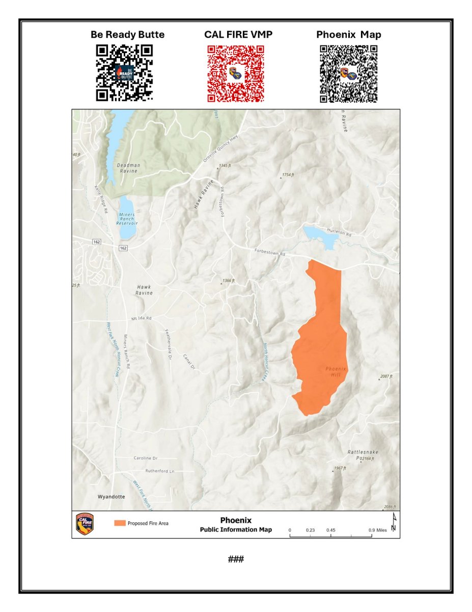 CALFIRE_ButteCo's tweet image. CAL FIRE/Butte County Fire Department is planning a control burn off Forbestown Road east of Oroville this Friday and Saturday. See the news release for details. #PhoenixVMP