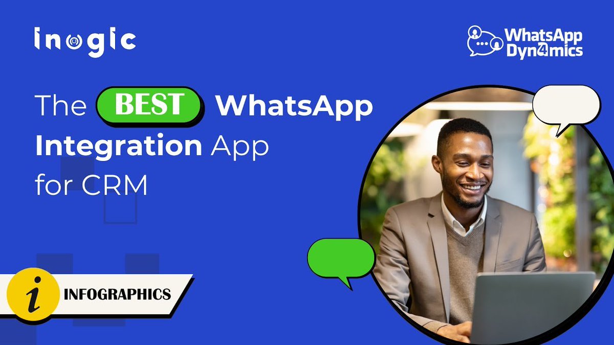 inogic's tweet image. The BEST #WhatsApp Integration App for CRM | #WhatsApp4Dynamics #Infographics 🤩

bit.ly/46ptgqZ

#WhatsAppIntegration #CRMIntegration #CRM #Dynamics365 #MSDyn365