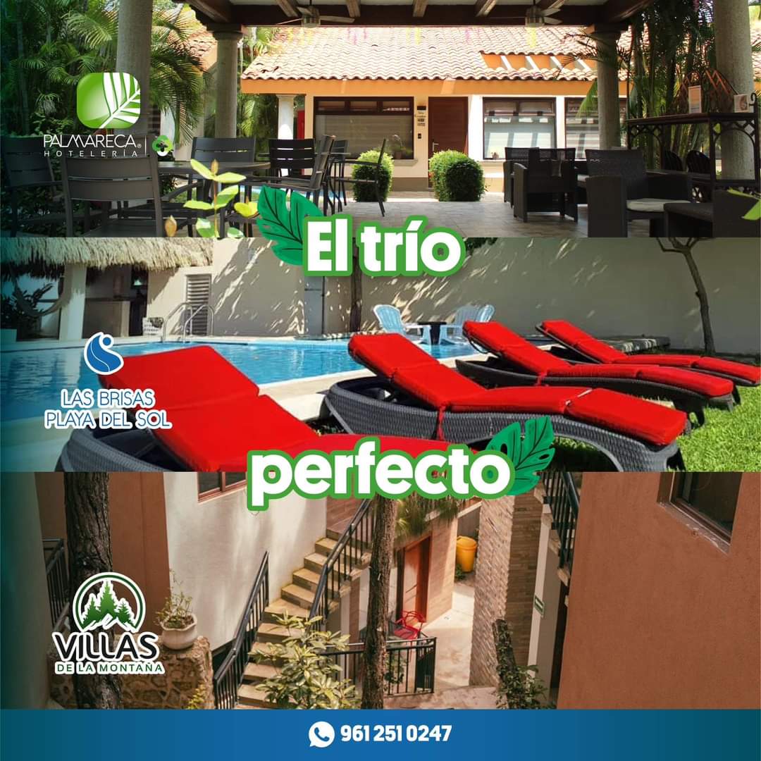 Este noviembre y Diciembre visita Chiapas . 🎅

Reserva el trío  perfecto las Brisas Playa del Sol , en Tonalá , Chiapas. 

Palmareca Hotel en Tuxtla Gutiérrez.

Villas de la Montaña en San Cristóbal de las Casas 

Te esperamos, Siempre Amables.