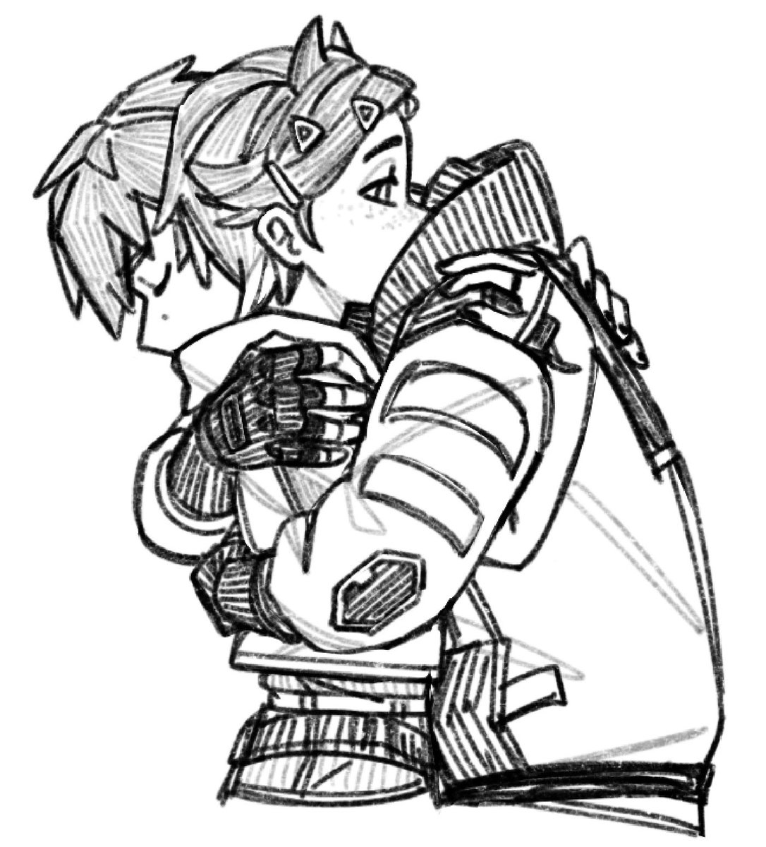 Valmi_frfr's tweet image. A hug is worth a thousand words.

#VALORANT #ValorantArt #cliso #iso #clove