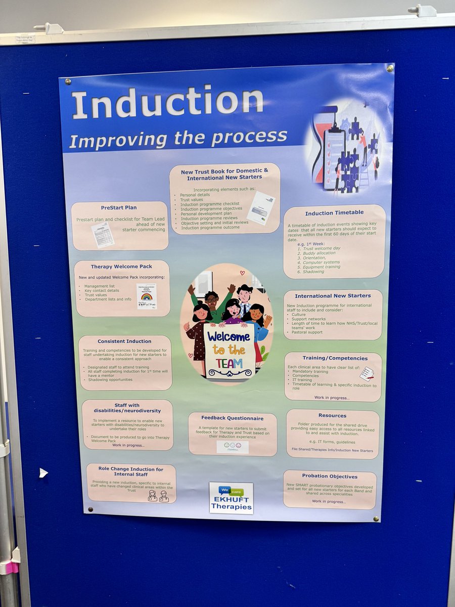 🎉What a day@TherapiesEKHUFT  as we celebrated 9months of incredible progress! Tackling 10 key focus areas through targeted QI sprints. Here’s to pride in our work &amp; continued commitment to excellence!  #Teamwork <a href="/ClaireCasarotto/">Claire Casarotto</a> <a href="/SuzanneGrayPT/">Suzanne Gray</a> <a href="/julia_wilson70/">Julia Wilson</a> <a href="/SarahHa88622902/">Sarah Hayes</a>