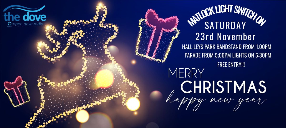 The DOVE - Dales Diary
John Haynes from the DOVE kicks off the Festive Fun from 1p.m.