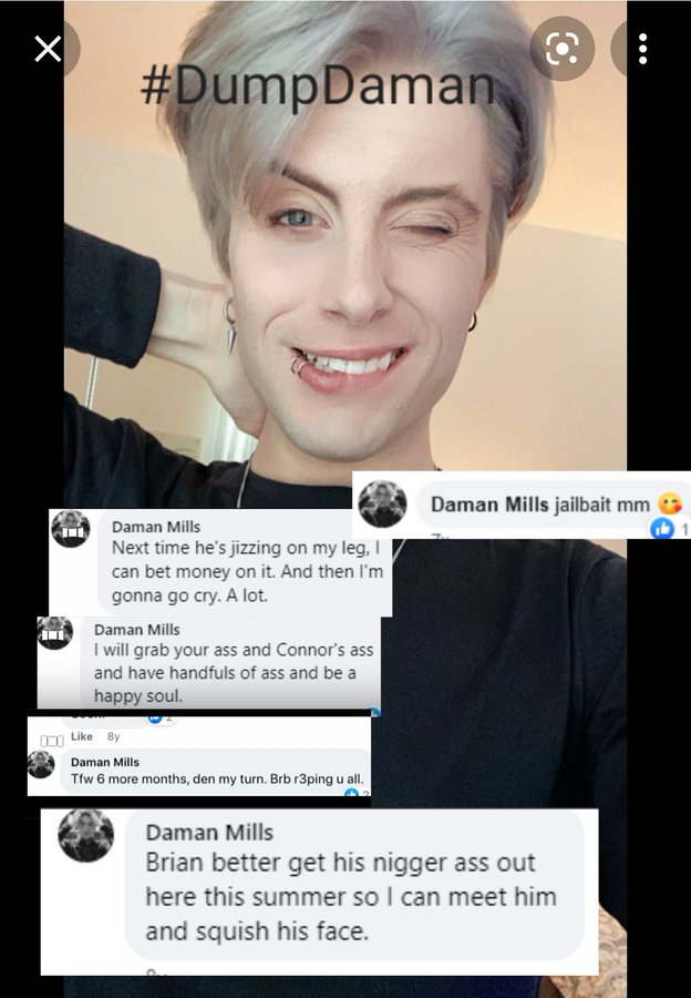 Predatory Daman Mills is crying over Americans voting for a better Economy and border.