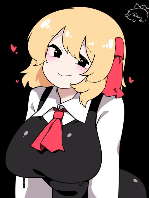 #毎月七日はルーミアの日  #東方Project
大好きルーミア 