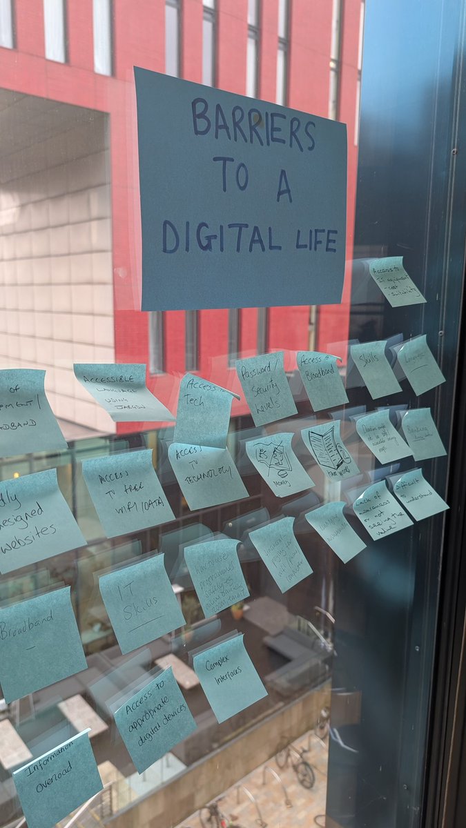CharHarAgain's tweet photo. Great to share three @LearningMet projects relating to Inclusive Digital Access at the Festival of Social Science today. Steve from @firstmcr and Jodie from @SpeakupSA were brilliant at explaining their work as co-researchers. https://t.co/uV83nVNZht