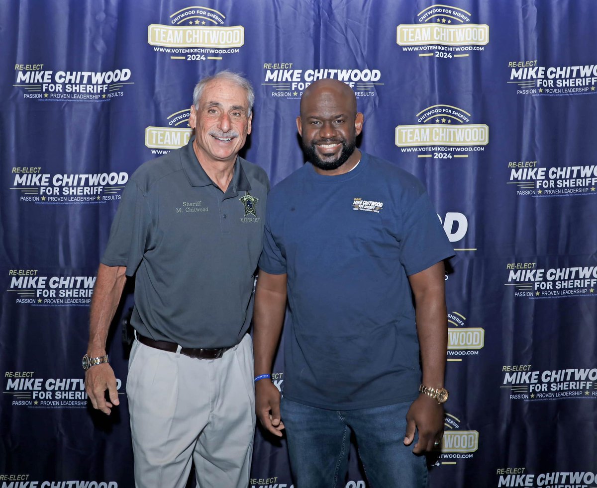 Daytona Beach Police (@daytonabchpd) on Twitter photo Congratulations to <a href="/SheriffChitwood/">Mike Chitwood</a> on your re-election.
We look forward to our continued partnership with the Volusia Sheriff's Office under your leadership. Congratulations to <a href="/SheriffChitwood/">Mike Chitwood</a> on your re-election.
We look forward to our continued partnership with the Volusia Sheriff's Office under your leadership.