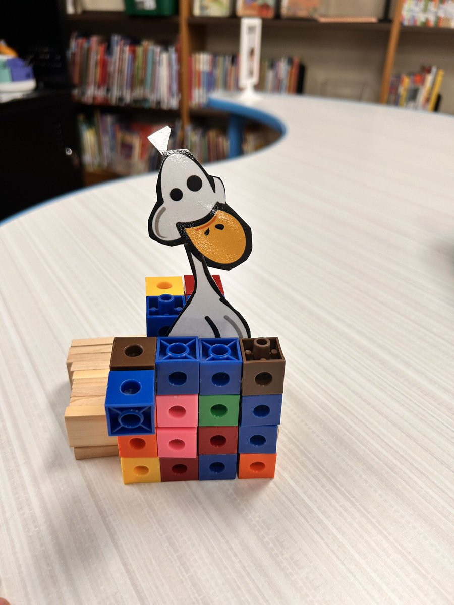 In Library Class, <a href="/D45Westmore/">Westmore School</a> K &amp; 1st graders read Duck for President by Doreen Cronin. After the story students were challenge to build a podium for Duck. Thanks to <a href="/carlyandadam/">Carly And Adam</a> for the activity. #SchoolLibrarian #WestmoreWildcats #D45