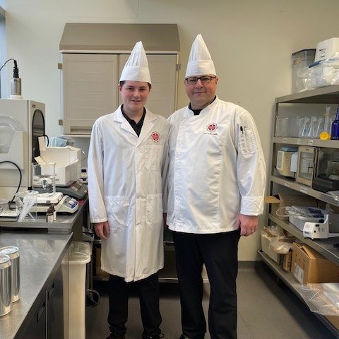 Having an amazing and productive #TakeOurKidsToWorkDay with Chef Andrew and his son, Aidan! We hope today’s experience leaves Aidan with some valuable lessons and lasting memories👨‍🍳✨