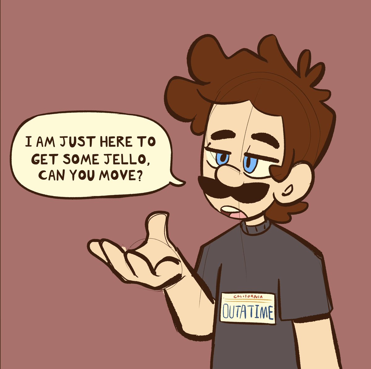 sarahrsketches's tweet photo. Despite everything that’s happening rn, I hope this comic can give y’all some laughs 
.
He just wanted his damn jello 💚🧡 https://t.co/80wZPZVreA