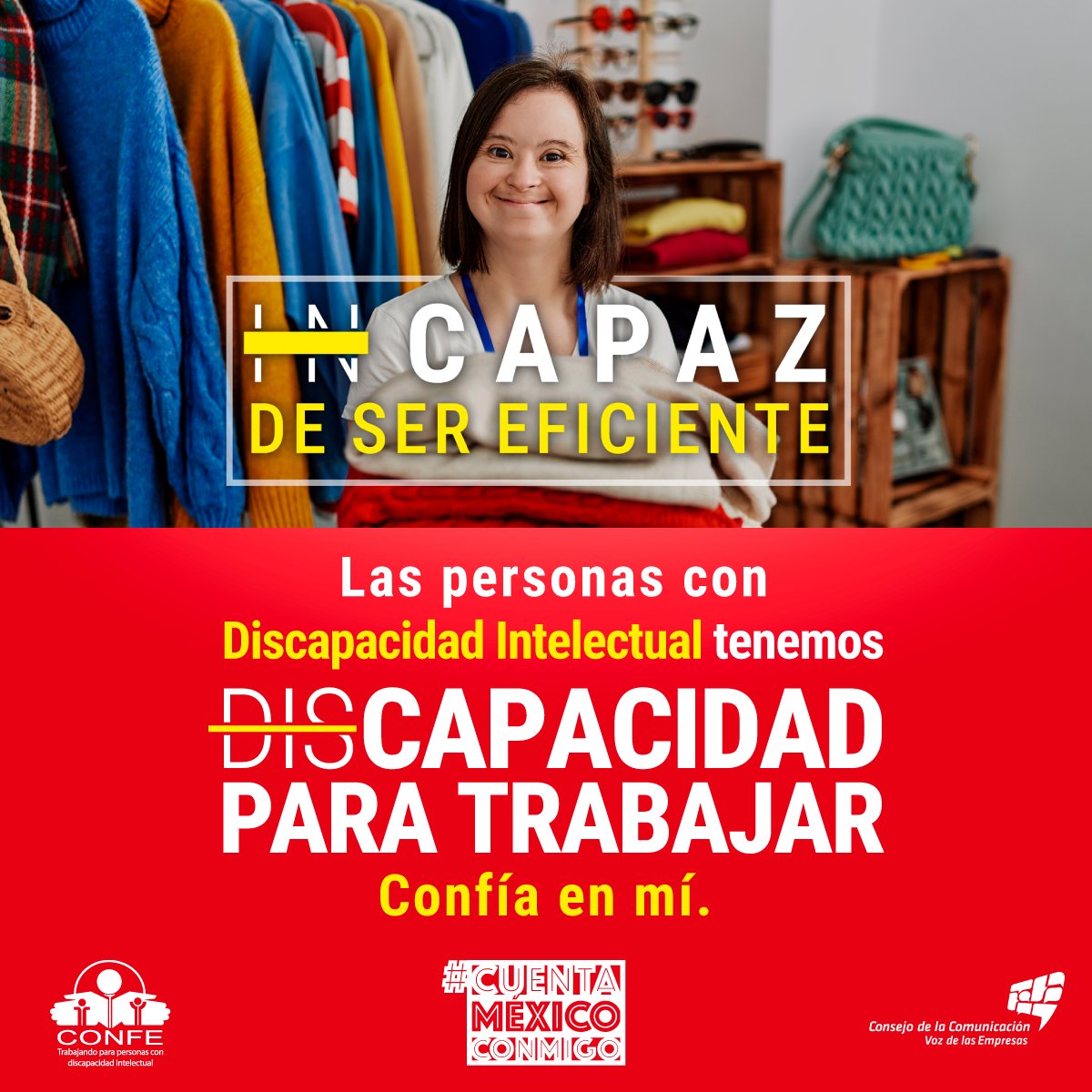 uamcuajimalpa's tweet photo. Reafirmamos nuestro compromiso de promover un entorno inclusivo, accesible y respetuoso de los derechos de todos.
Juntos avanzamos hacia un México en el que todos puedan acceder a las mismas oportunidades.
#UAM50 #InclusiónLaboral #CONFEMx https://t.co/npbiUXDXo1