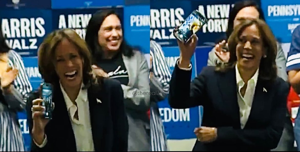therealZNO's tweet photo. @charliekirk11 Kamala Harris calling in to President Trump to congratulate him and concede the election: https://t.co/suWf8oV9vH