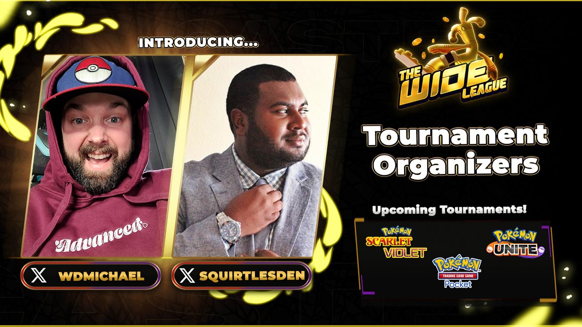 The Wide League has been a solo operation since its start on February 13th, 2021, with <a href="/Its_WDMichael/">WDMichael</a> 

That's ALL changing NOW!

Starting today, we are pleased to introduce <a href="/SquirtlesDen/">Squirtle💦</a> as our newest Tournament Organizer.

The Wide League Unite Tournaments are returning.