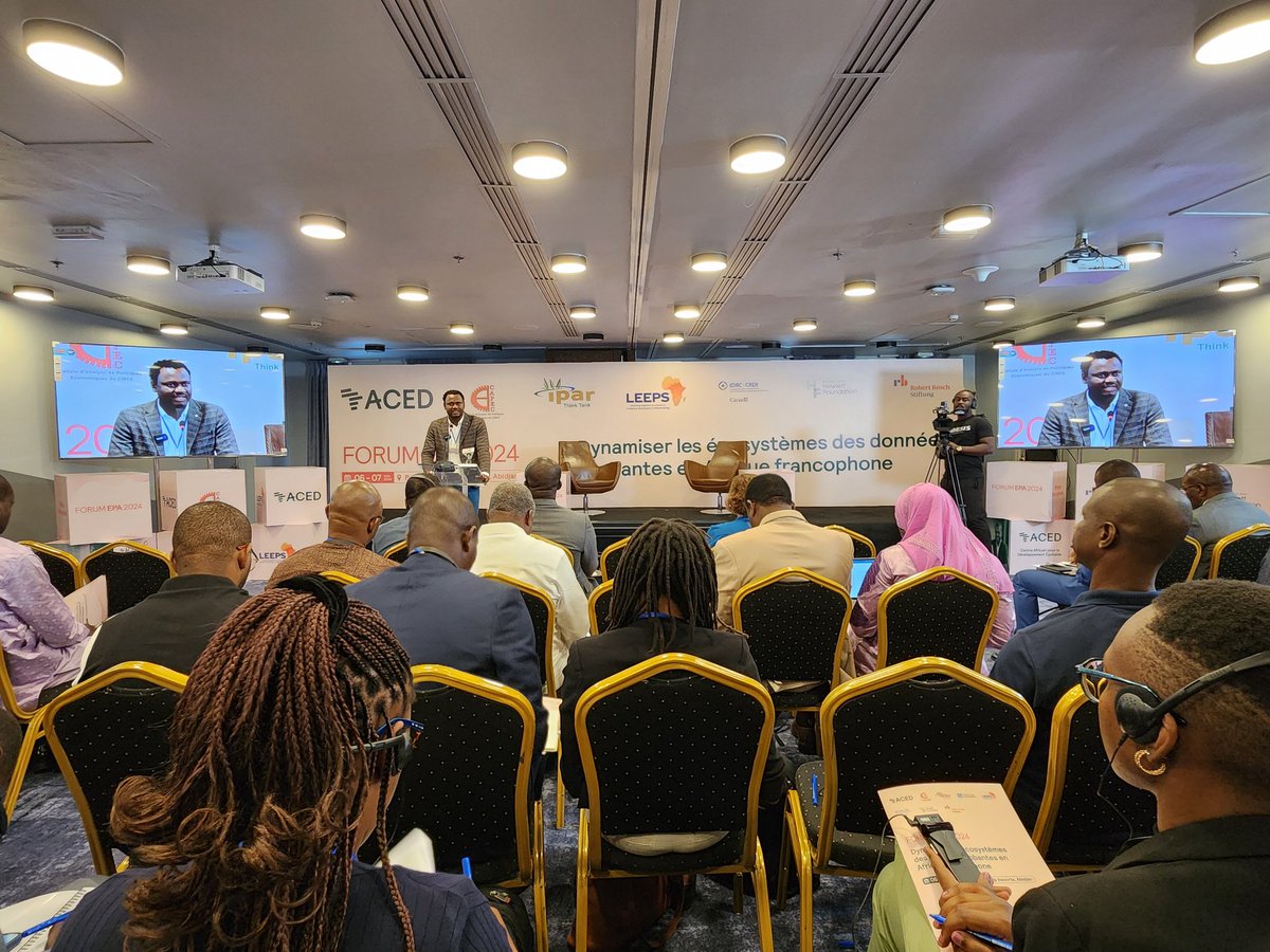 Flaubert_Mbieko's tweet image. Selected images of the 2024 edition of the evidence informed decision-making forum in Abidjan by #LEEPS partner @acedafrica with @IDRC_CRDI, @Hewlett_Found and Bosch Foundation support.