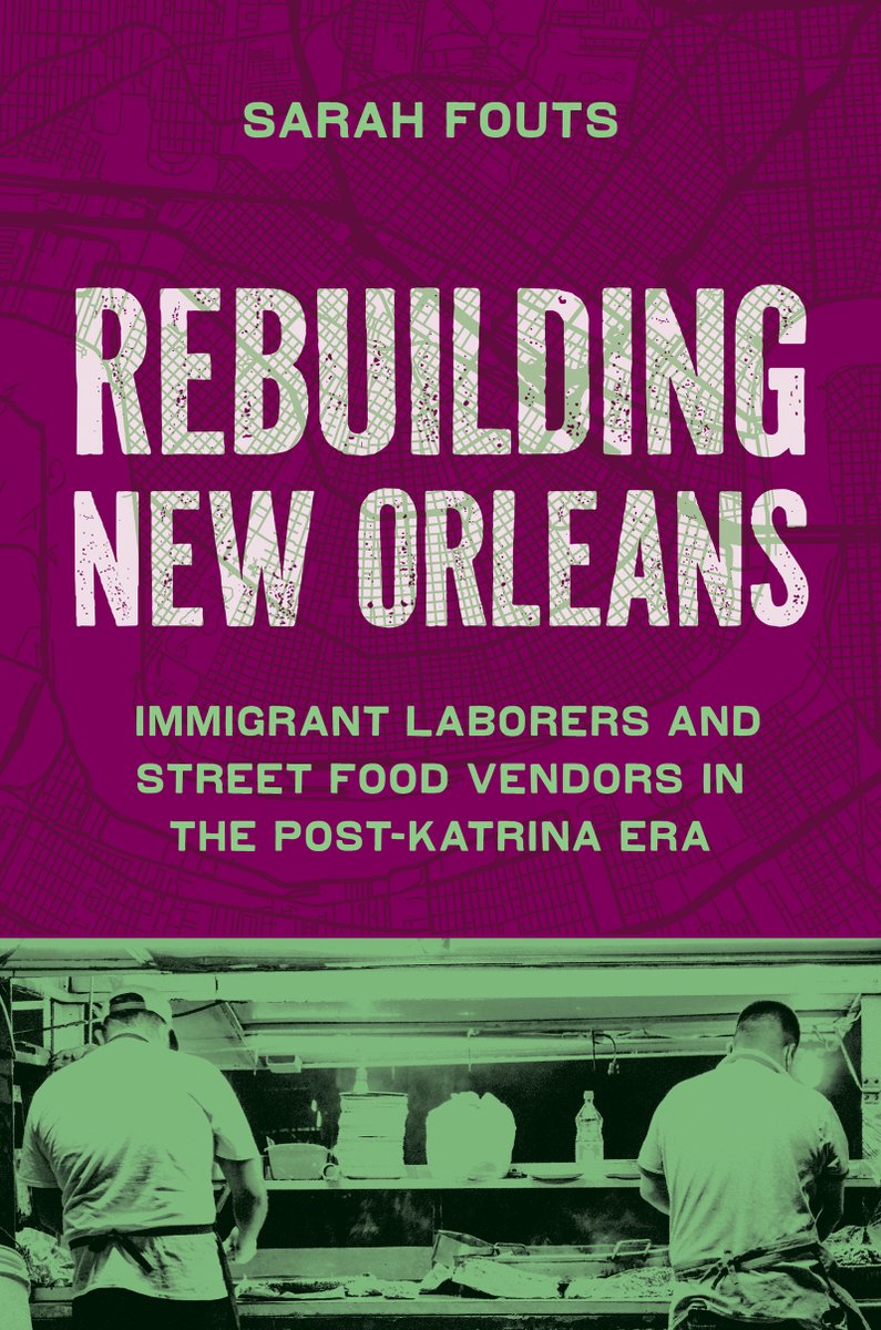 SonyaBonczek's tweet image. Rebuilding New Orleans by @sbfouts, tells the story of Central American &amp;amp; Mexican immigrants who transformed post-Katrina NOLA, building multiracial solidarities while facing racial capitalism and whitewashed redevelopment 
uncpress.org/book/978146968…