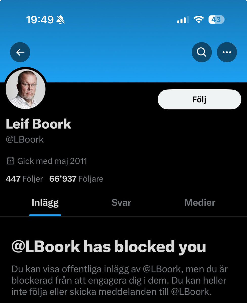 Kan någon tala om för mig varför burken blockat mig sen 2 år tillbaka typ?