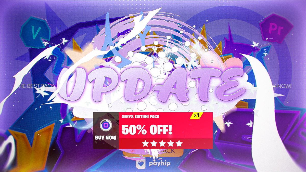 🎉 PACK UPDATE IS OUT NOW! 🎉

💰 50% OFF ‼️ (6£)

⬇️BUY IT HERE ⬇️
payhip.com/seryxpack
payhip.com/seryxpack
payhip.com/seryxpack