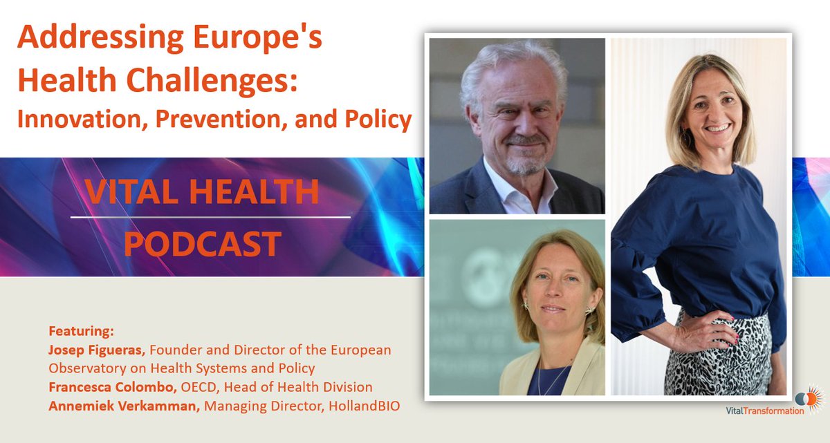 VitalTransformation (@vitaltransform) on Twitter photo PODCAST: Addressing Europe's Health Challenges: Innovation, Prevention, and Policy -->bit.ly/3NXfTWh <a href="/OBShealth/">European Observatory on Health Systems & Policies</a> <a href="/FranColombo2019/">Francesca Colombo</a> @oecd_social <a href="/hollandbio/">hollandbio</a> <a href="/averkamman/">Annemiek Verkamman</a> <a href="/DuaneSchulthess/">Duane Schulthess</a> <a href="/BSBHbyVT/">Better Science Better Health</a> <a href="/VitalTransform/">VitalTransformation</a> PODCAST: Addressing Europe's Health Challenges: Innovation, Prevention, and Policy -->bit.ly/3NXfTWh <a href="/OBShealth/">European Observatory on Health Systems & Policies</a> <a href="/FranColombo2019/">Francesca Colombo</a> @oecd_social <a href="/hollandbio/">hollandbio</a> <a href="/averkamman/">Annemiek Verkamman</a> <a href="/DuaneSchulthess/">Duane Schulthess</a> <a href="/BSBHbyVT/">Better Science Better Health</a> <a href="/VitalTransform/">VitalTransformation</a>