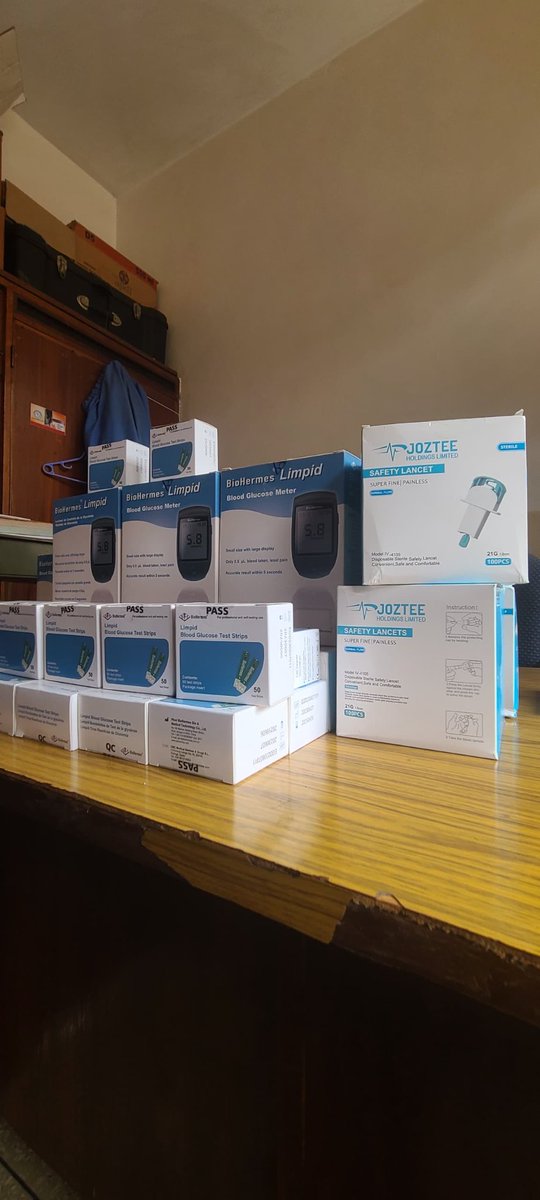 I, on behalf of <a href="/SoniaNabetaFDN/">Sonia Nabeta Foundation</a> delivered donations to <a href="/UgandaDiabetes/">UgandaDiabetesAssociation</a> ahead of this year's #WDD celebrations. <a href="/UgandaDiabetes/">UgandaDiabetesAssociation</a> will be conducting #diabetes screening in the Mpigi area. 

#SNF #Togetherwecan #T1DAfrica