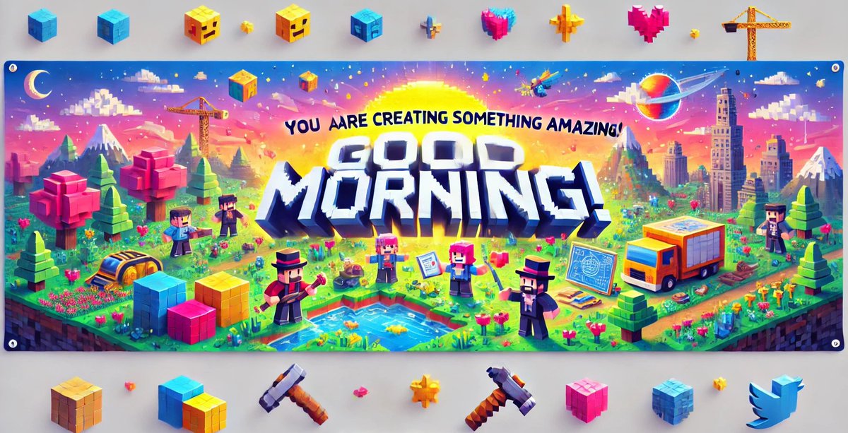 Dankoyy42's tweet photo. 🌤️GMakers! Keep building your dream!
@TSBCreators @TheSandboxGame #TSBGameMaker