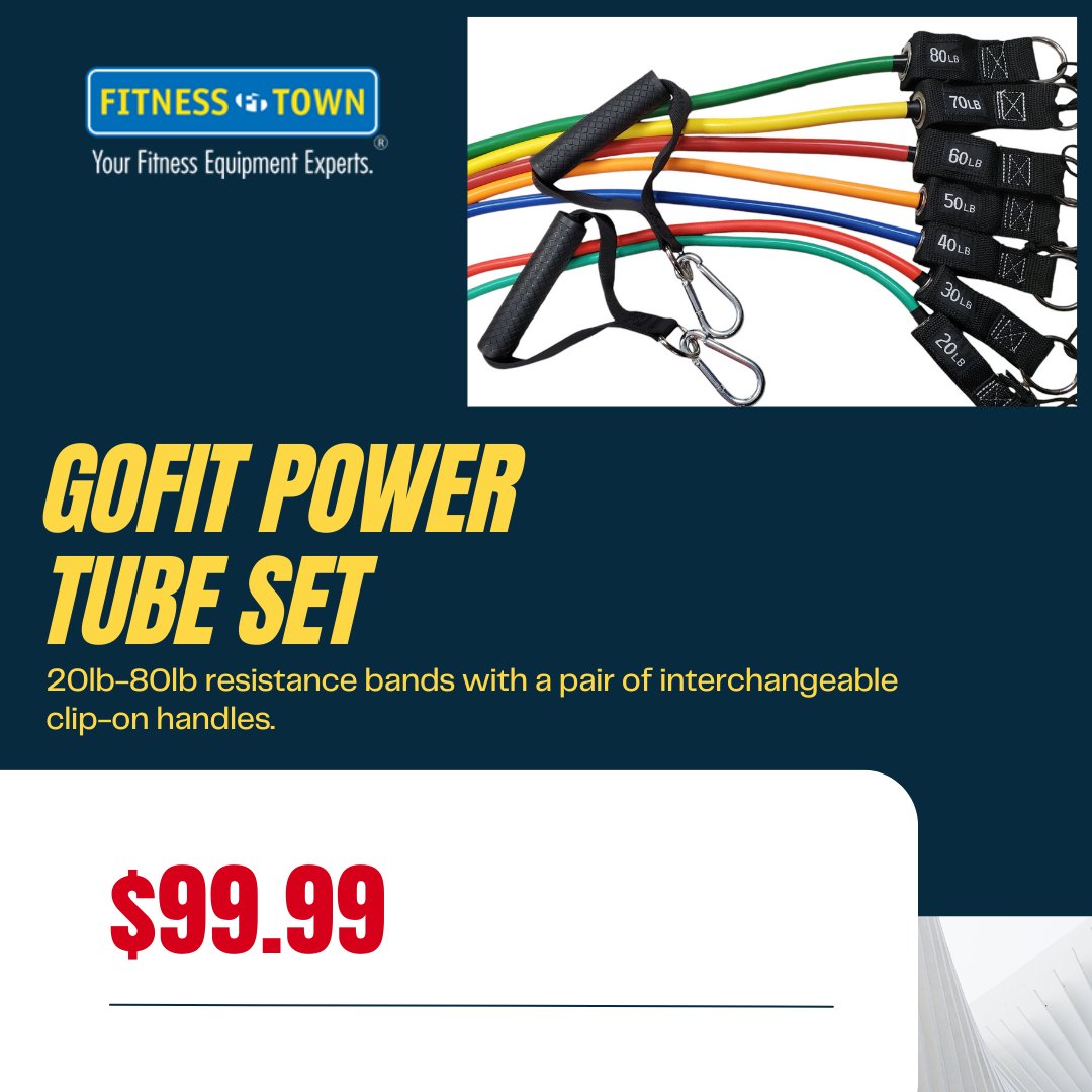 FitnessTown's tweet photo. Hot #BlackFriday #Deal  on this set of exercise resistance bands for the holidays! Save $50 by purchasing the full set. 😍💪https://t.co/4U6bFjo1oP
#fitness #exercise #gymgear https://t.co/67EJHL3zOQ
