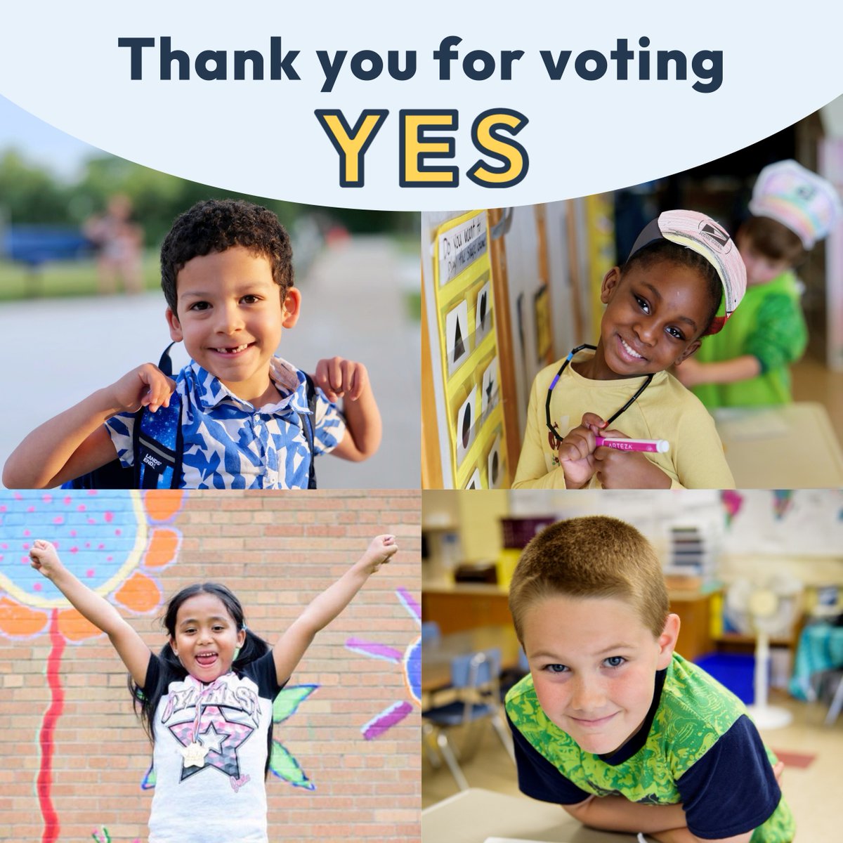 StrngSchls4MSN's tweet photo. We're grateful to this community for voting in support of our public schools, students, &amp; staff. Because of the investments you made toward our future &amp; the growth of our community, MMSD will continue to be a district that meets the needs of all its students, teachers, &amp; staff. https://t.co/oxDmj2eLn8
