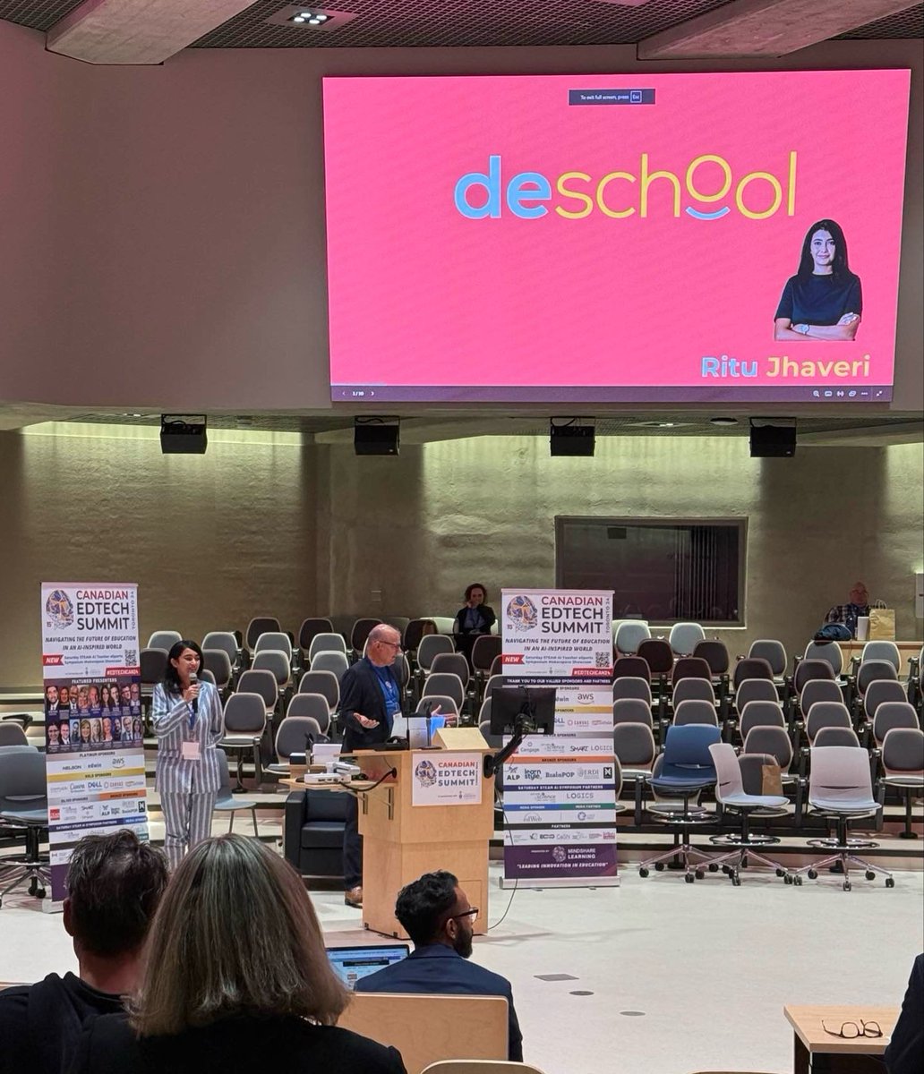 teacher_ritu's tweet photo. Still buzzing from the incredible energy of the 15th Canadian EdTech Summit! 🚀 The words of Robert Martellacci, “The smartest person in the room is the room,” captured the spirit perfectly. #EdTechCAN24 @MindShareLearn @MindShareK12 https://t.co/CvfKNq7u00