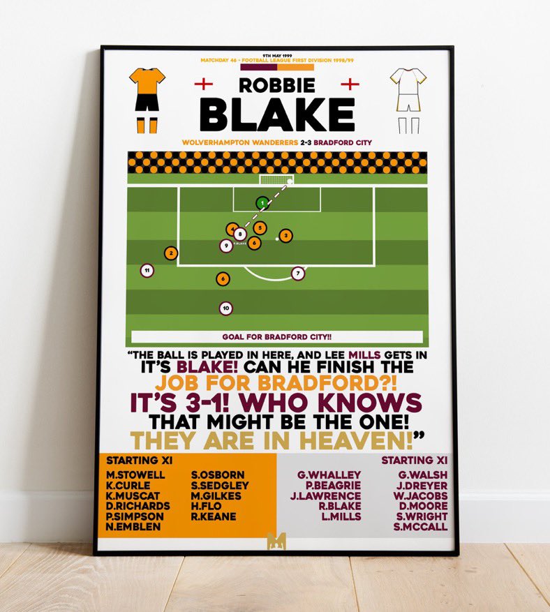 🔴FRAMED PRINT GIVEAWAY🟡

We’ve partnered with <a href="/MezzalaDesigns/">𝗠𝗲𝘇𝘇𝗮𝗹𝗮</a> to giveaway a Framed Print of Iconic Moments In Bantams History!🐓🎁

To enter: 
🔄RT this Post
🤝Follow <a href="/bantamsbanter/">Bantams Banter</a> &amp; <a href="/MezzalaDesigns/">𝗠𝗲𝘇𝘇𝗮𝗹𝗮</a> 
🏷️Tag a Friend

 #BCAFC #Bantams
