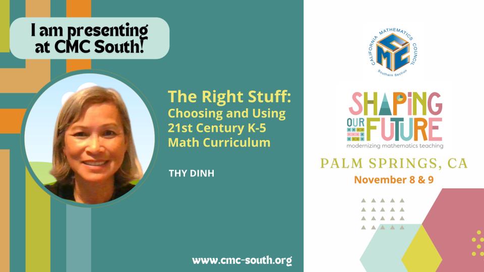 Thy Dinh (@dinhclass) on Twitter photo Looking forward to mathing with everyone in a few days <a href="/CAMathCouncil/">CMC - CA MathCouncil</a>. Can't wait to present about curriculum adoption on Friday 10:30-12. Looking forward to mathing with everyone in a few days <a href="/CAMathCouncil/">CMC - CA MathCouncil</a>. Can't wait to present about curriculum adoption on Friday 10:30-12.