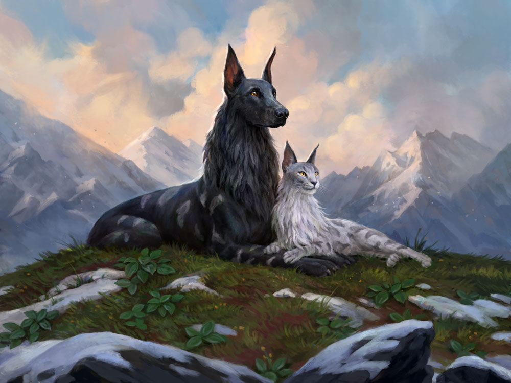 LeeshaHannigan's tweet image. I thought I would share some cute #MagicTheGathering  creatures I have painted, in the hopes they might make someone smile.