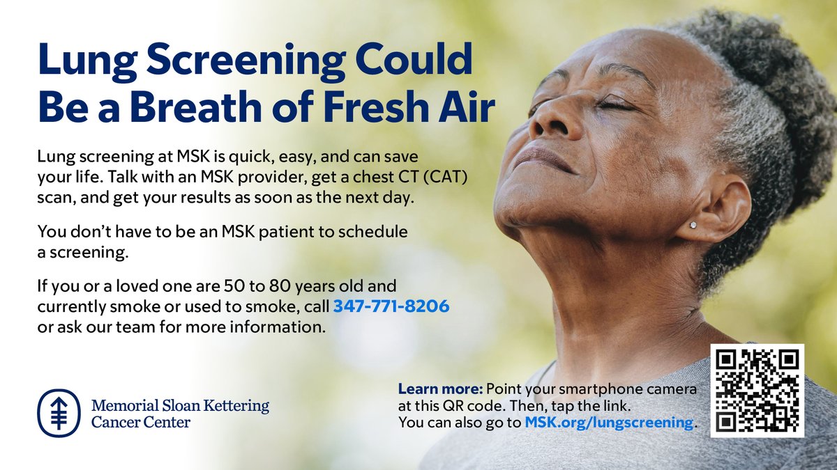 ThoracicSurgeryMSK (@msk_thoracic) on Twitter photo November is #LungCancerAwarenessMonth. Get screened at <a href="/MSKCancerCenter/">Memorial Sloan Kettering Cancer Center</a>. November is #LungCancerAwarenessMonth. Get screened at <a href="/MSKCancerCenter/">Memorial Sloan Kettering Cancer Center</a>.