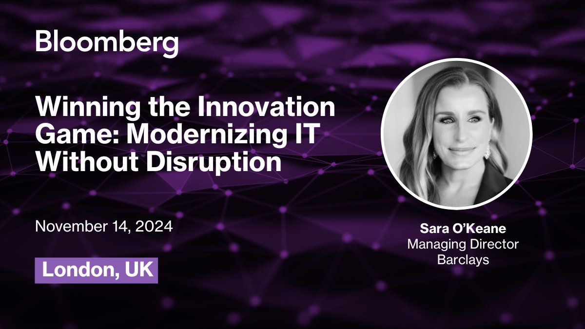 Bloomberg Live on X: “#WinningInnovation welcomes Managing