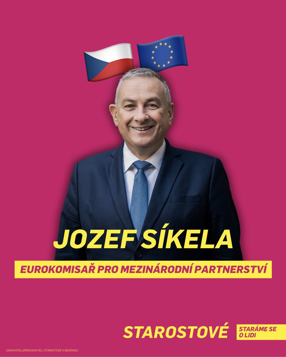 👏 Moc gratulujeme <a href="/JozefSikela/">Jozef Síkela</a>, který dnes zvládl „grilování“ europoslanci a bude novým eurokomisařem! Své zkušenosti a schopnosti prokázal nejen zvládnutím energetické krize, ale celým tříletým působením na postu ministra průmyslu a obchodu. Má tak skvělou průpravu pro evropské