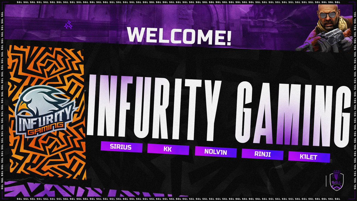 SGL (@eu_sgl) on Twitter photo Welcome <a href="/InfurityGG/">INFURITY GAMING</a> to SGL FALL!
🇳🇴 Emil "sirius" Standal
🇳🇴 Olav "KK" Storholm
🇳🇴 Nelvin "Nolv1n" Sadiki
🇺🇦 Vadym "rinji" Noskov
🇺🇦 Yehor "K1let"
🇳🇴 Sebastian "sapienza" Sapienza - Coach
#WhereStarsWillShine🌟 Welcome <a href="/InfurityGG/">INFURITY GAMING</a> to SGL FALL!
🇳🇴 Emil "sirius" Standal
🇳🇴 Olav "KK" Storholm
🇳🇴 Nelvin "Nolv1n" Sadiki
🇺🇦 Vadym "rinji" Noskov
🇺🇦 Yehor "K1let"
🇳🇴 Sebastian "sapienza" Sapienza - Coach
#WhereStarsWillShine🌟