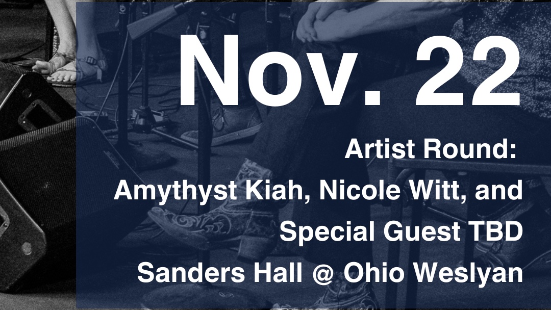 Recording a Master Series and an Artist Round in November!  See you there!