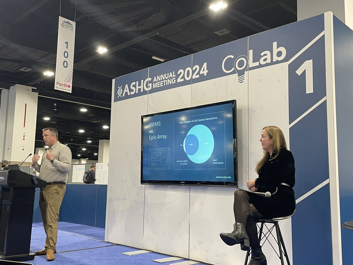 Rosemary Sinclair Dokos (@rosemarydokos) on Twitter photo Low coverage (5x) <a href="/nanopore/">Oxford Nanopore</a> data vs methylation arrays delivers far more data. Great talk by the wasatch team at #ashg2024. Low coverage (5x) <a href="/nanopore/">Oxford Nanopore</a> data vs methylation arrays delivers far more data. Great talk by the wasatch team at #ashg2024.