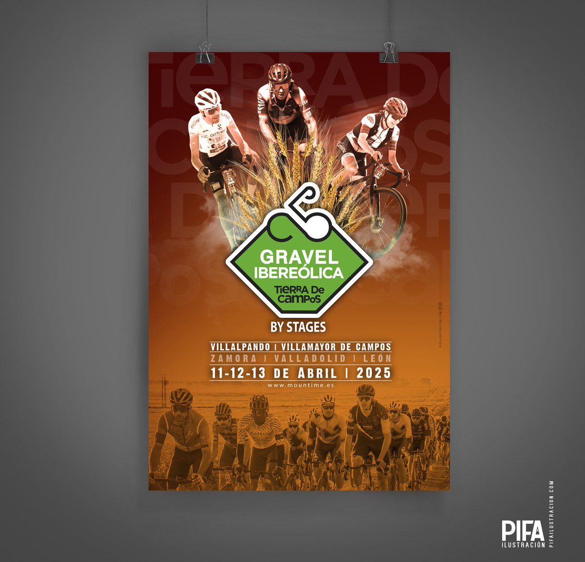 Nueva imagen para la @gravel_tierra_de_campos 2025. Os gusta ese tono a tierra que le hemos dado este año? 11, 12 y 13 de abril de 2025!