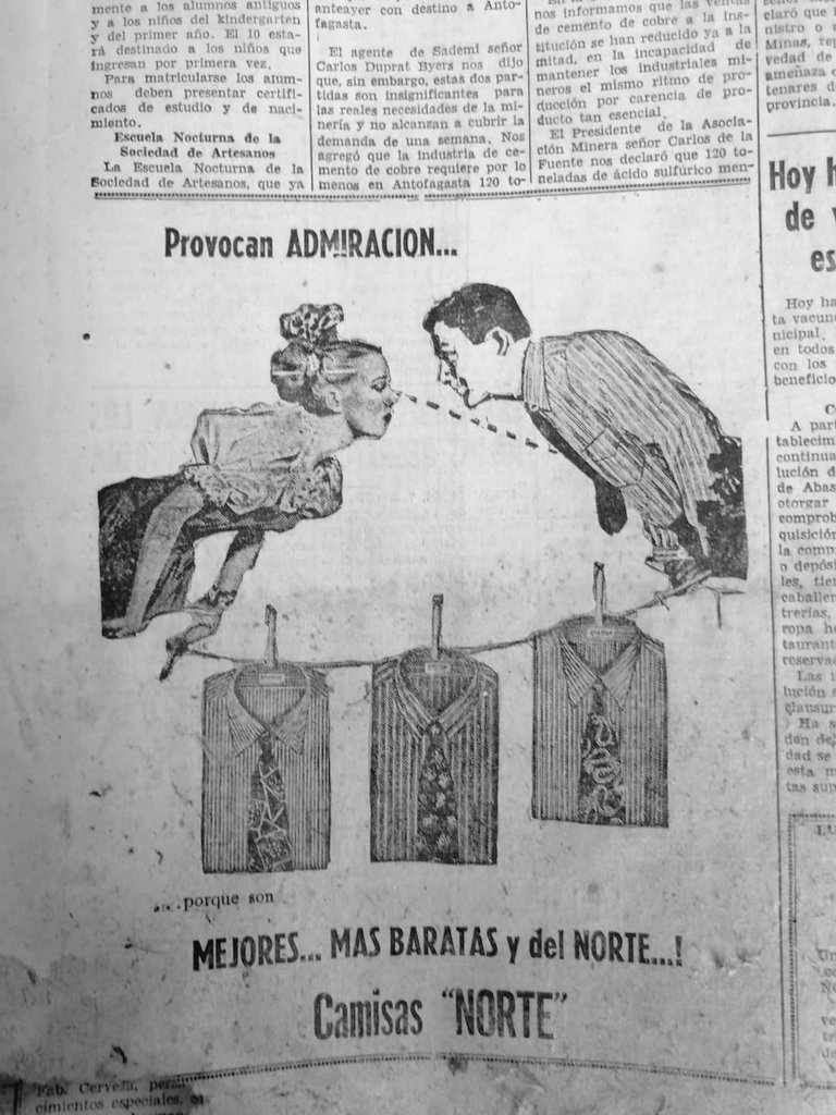 Alnortedemipais's tweet photo. Tienda Confecciones Norte y un inserto publicitario de la epoca en los 70s #Antofagasta #Memoria #Historia https://t.co/naDvdIEPep