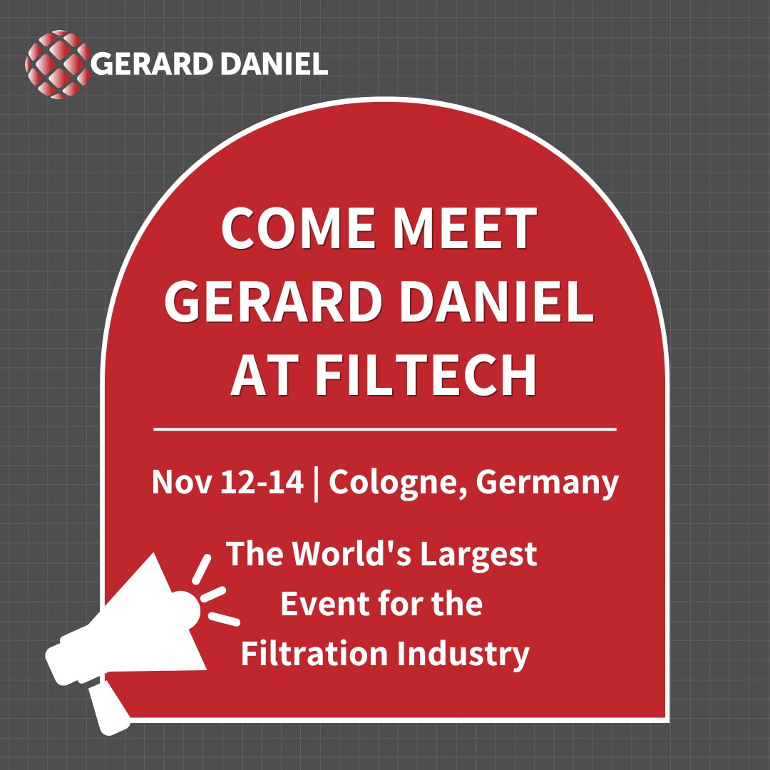 OneGerardDaniel's tweet image. Come meet Gerard Daniel at FILTECH in Cologne, Germany!🎉

🌍Join us from November 12-14 at the world’s largest event for the filtration industry. Don&apos;t miss out on this exciting opportunity to explore the latest in filtration technology!

#OneGerardDaniel #FILTECH #Filtration