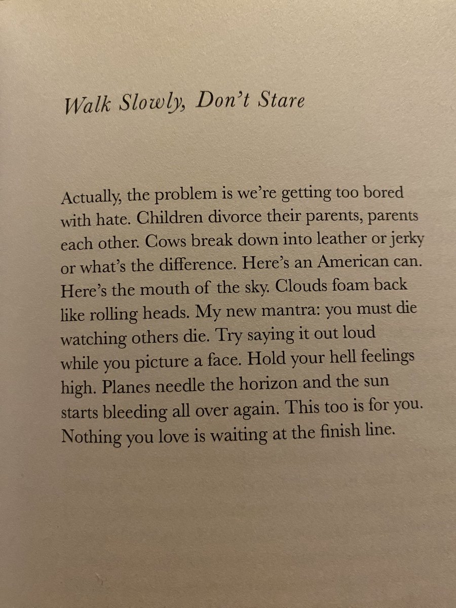 Helen Calcutt (@helencalcutt) on Twitter photo Somehow, this poem by Philip Schaefer feels apt - ‘This too is for you.’
From ‘Bad Summon’ <a href="/UofUPress/">The University of Utah Press</a> ✨ Somehow, this poem by Philip Schaefer feels apt - ‘This too is for you.’
From ‘Bad Summon’ <a href="/UofUPress/">The University of Utah Press</a> ✨