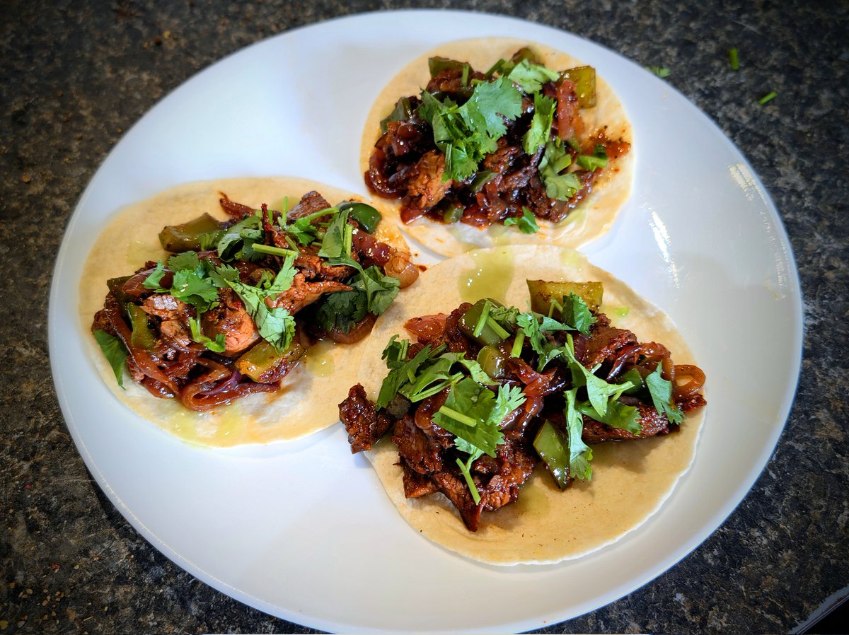 Made little Flank Steak Tacos for a snack today. I LOVE flank steak.  Another reminder to support and get to know your local butcher!