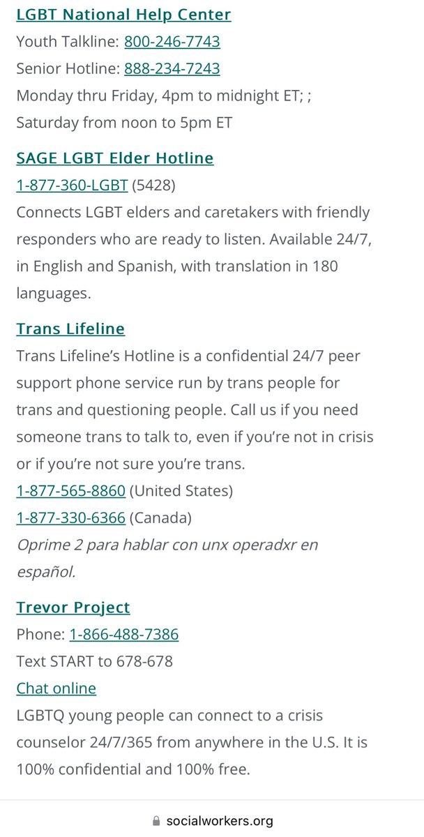I know many of my dear 🏳️‍🌈🏳️‍⚧️#LGBTQIA friends and family might be affected by the result of #USAElection2024

Please see below for some helpful resources provided by different 🌈organizations. 

You are not alone. I am always here for you🫂

#HumanRightsMatter #hereforDEI