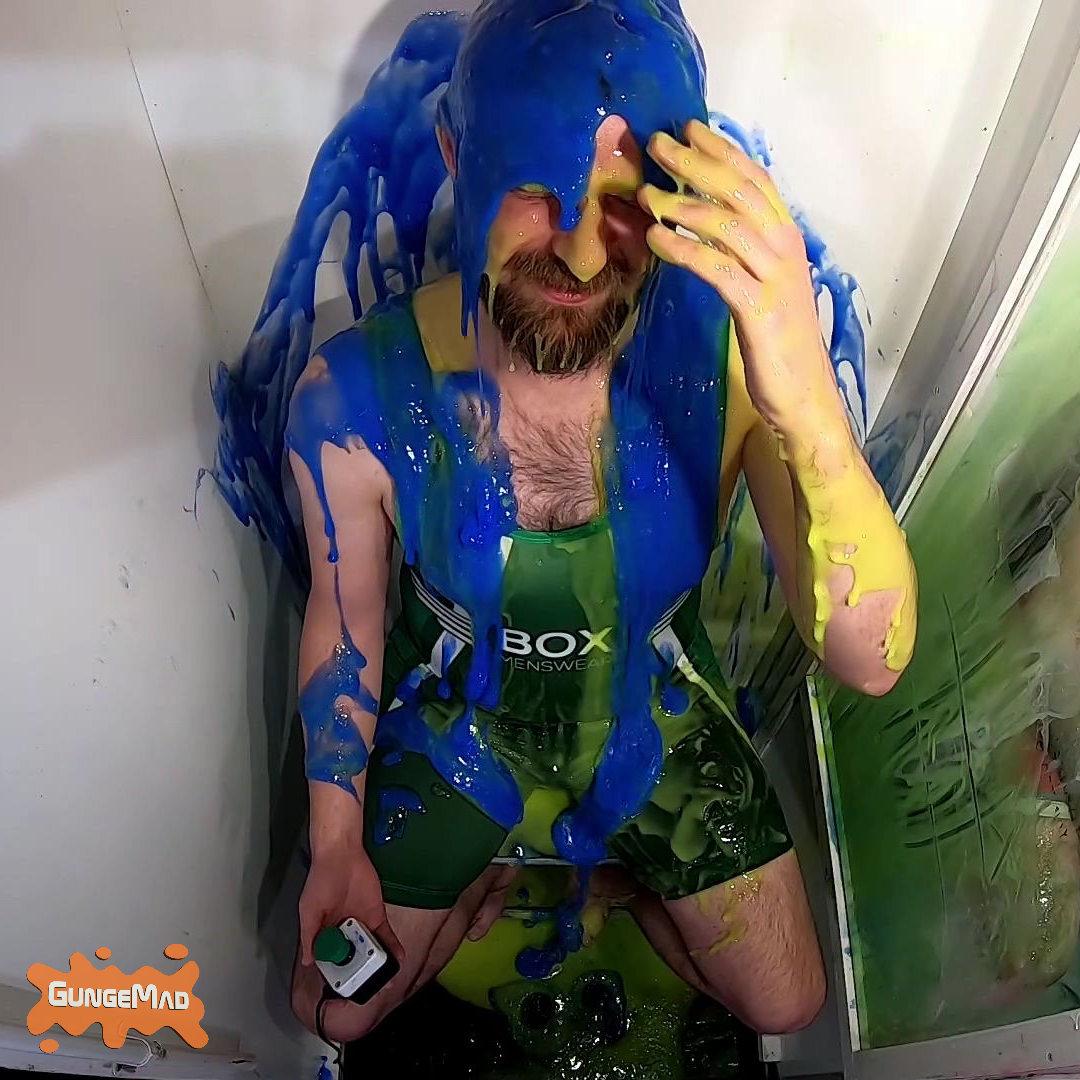 Blue goo all over you. 
gungemadstore.com/store/the-10th…