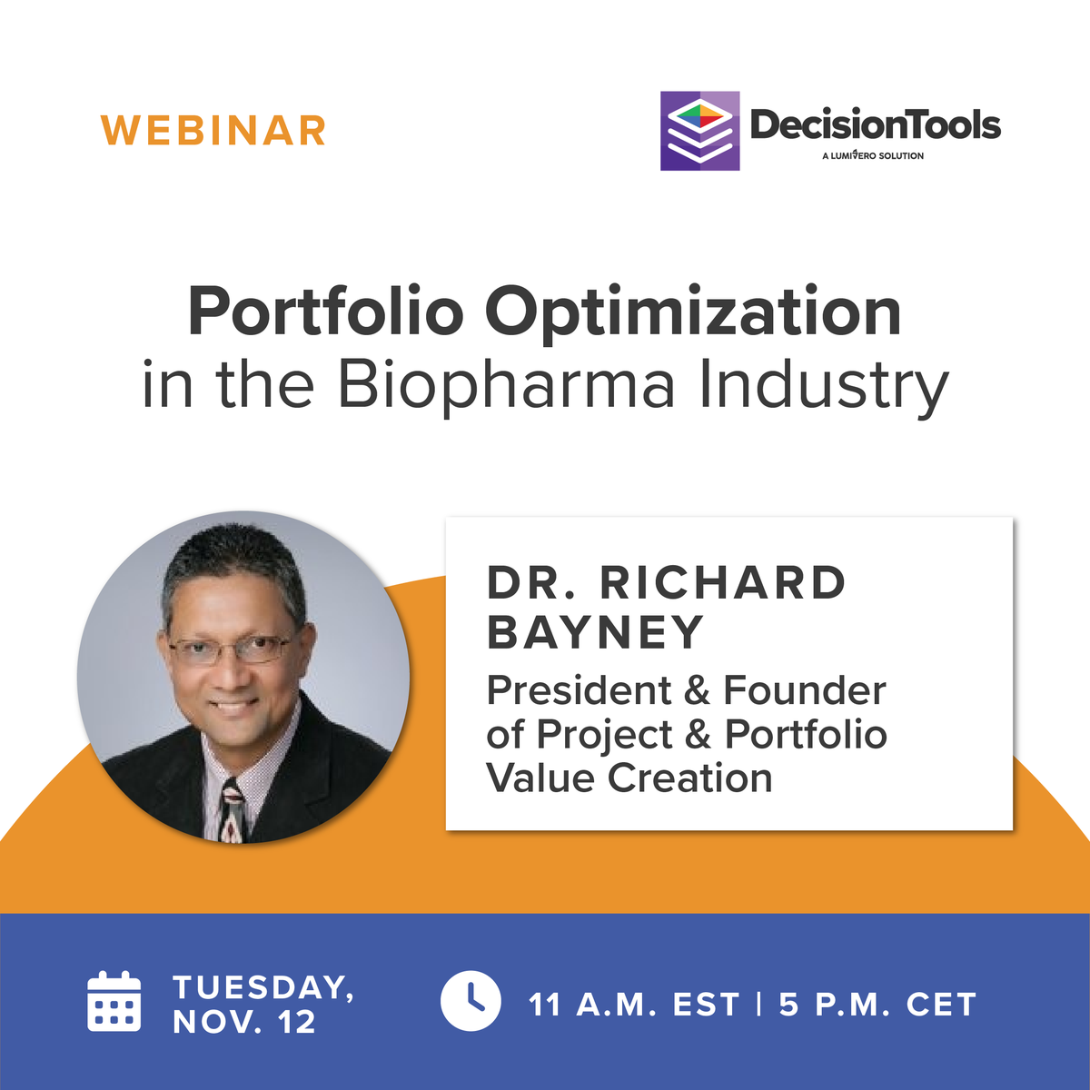 📈 BioPharma budget season is here! Join our upcoming webinar to learn portfolio optimization using Evolver and RISKOptimizer in the DecisionTools Suite. Optimize project selection &amp; streamline decision-making.

👉 lv.lumivero.com/ar-webinar-por…

#BioPharma #RiskManagement #Budgeting
