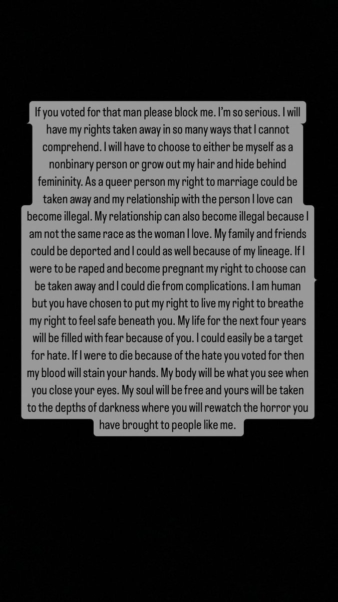 brandyfloflo's tweet photo. You chose that my life doesn’t matter to you. https://t.co/AuQCvbb3eL