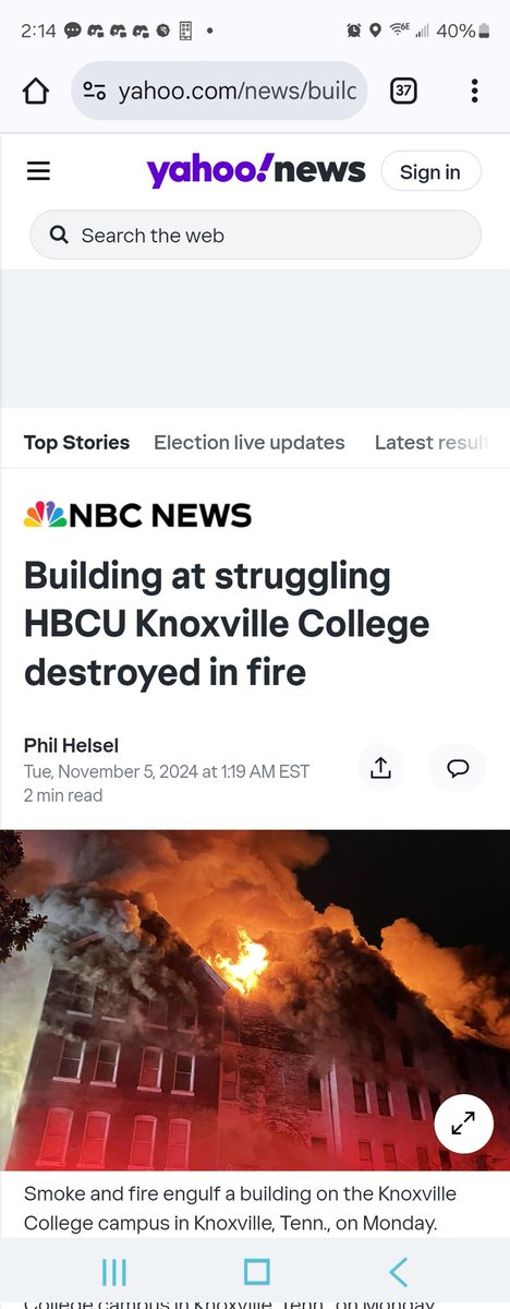 VsSugaKookie's tweet image. I dont think this was an accident! Idc what anyone says! #Trump #HBCU #knoxvillecollege #AmericaIsCooked