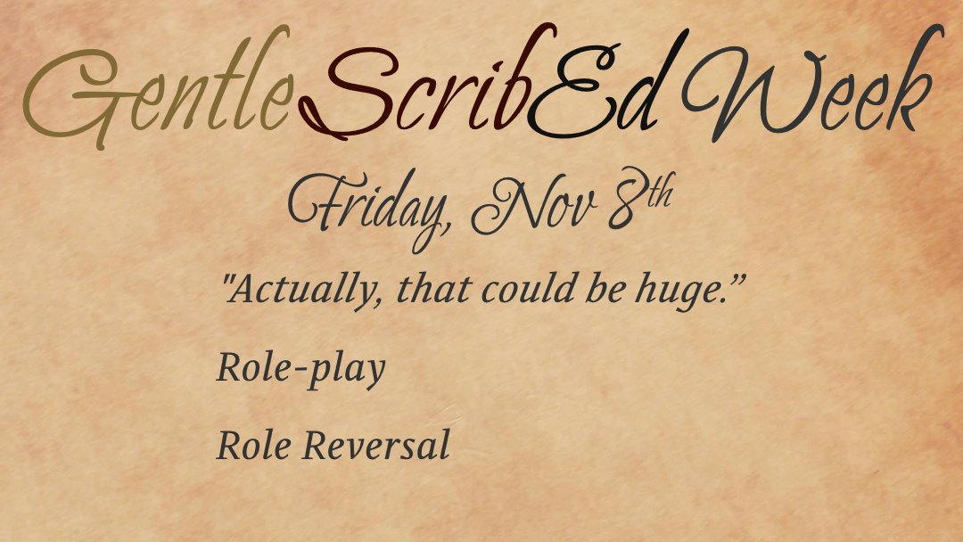Optional prompts for #GentleScribEdWeek Day 2